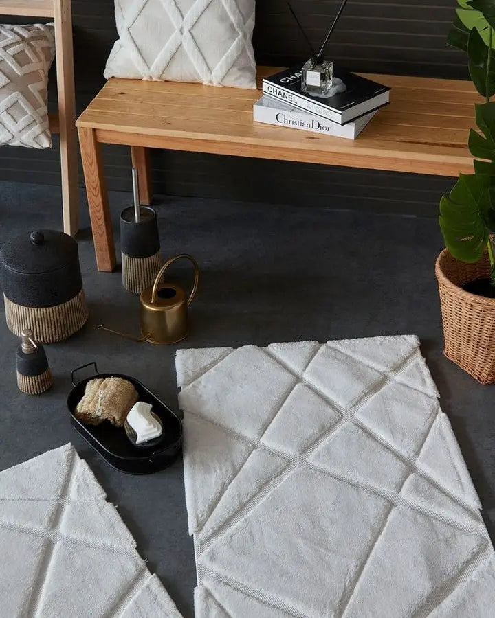 Tapis de bain 2 pièces Trendhomedz