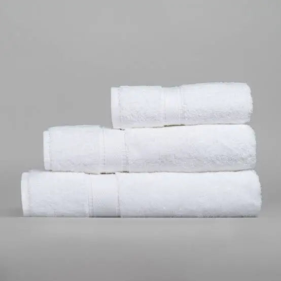 Lot de 3 serviettes blanches Trendhomedz